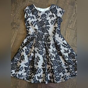 Children's Place black Floral Lace Dress Kids size 8